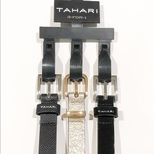 Tahari Accessories - Tahari Belts 3pcs LARGE NEW with Tags. Tahari Accessories - Tahari Belts 3pcs LARGE NEW with Tags.